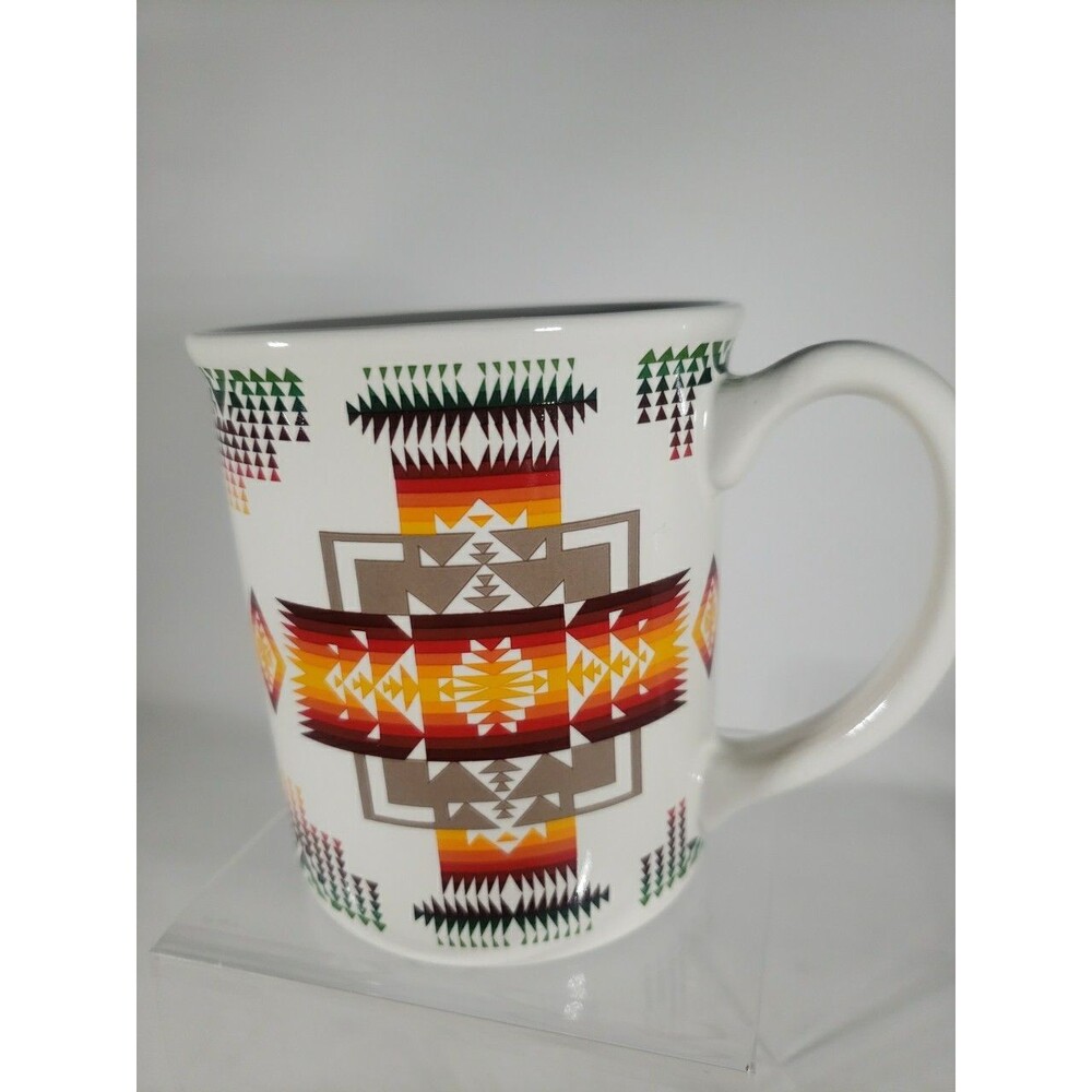 Pendleton Woolen Mills Southwestern Aztec Geometric Coffee Mug Cup 12 oz